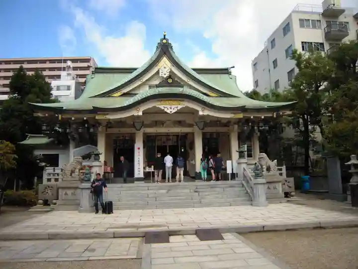 難波八阪神社の本殿・本堂