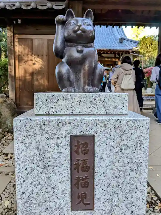 豪徳寺の狛犬