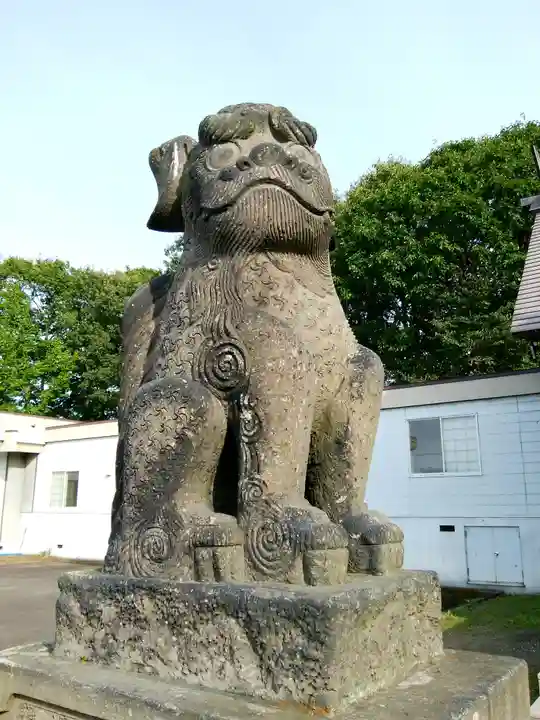 奈井江神社の狛犬