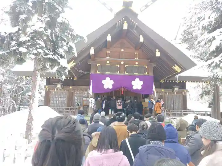 上川神社の初詣
