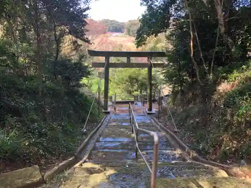 鉢形鷲神社の鳥居