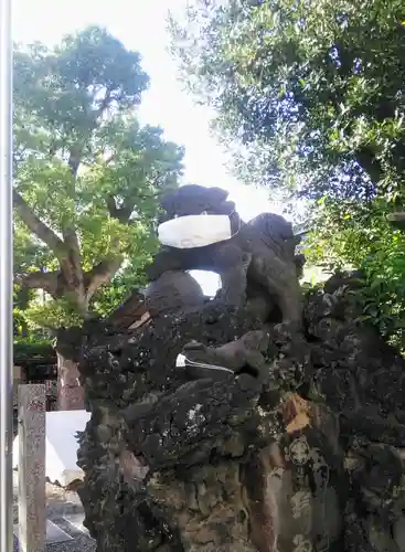 お三の宮日枝神社の狛犬