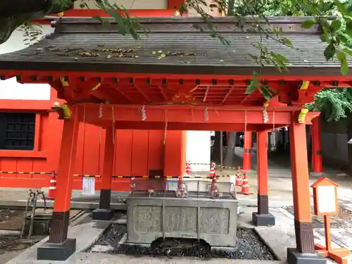 花園神社の手水舎