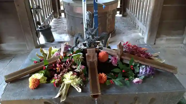 愛知県高浜市春日神社の手水舎