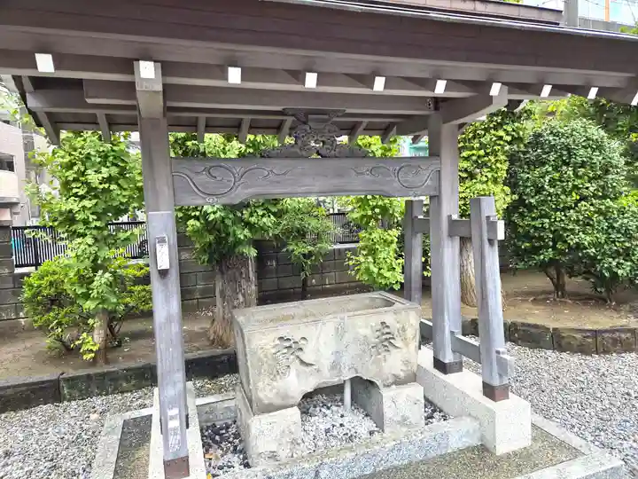 中葛西香取神社の手水舎
