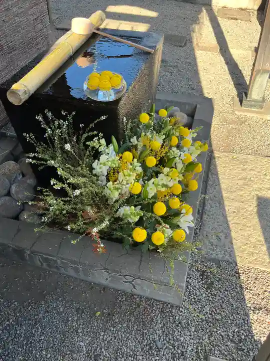 上尾御嶽神社の手水舎