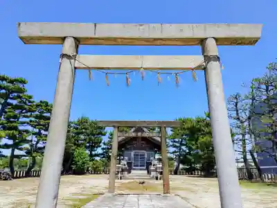神明社（寛延）の鳥居