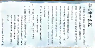 白山神社（小幡）の歴史