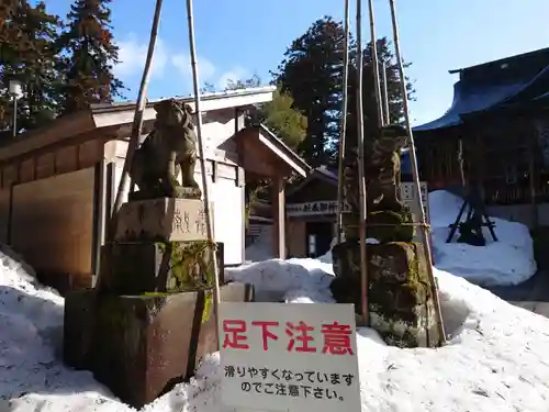 蒼柴神社の狛犬