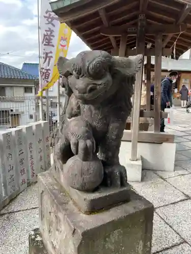 太田杉山神社・横濱水天宮の狛犬
