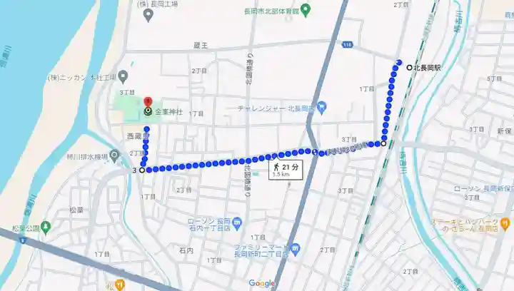 金峯神社の周辺