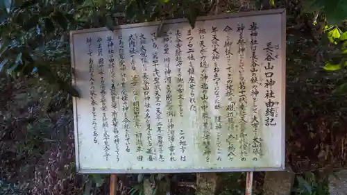 長谷山口坐神社の歴史