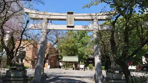 若宮八幡社の鳥居