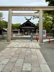 和泉國一之宮　大鳥大社の鳥居