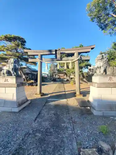 佐谷田神社の鳥居