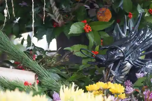 東海市熊野神社の手水舎