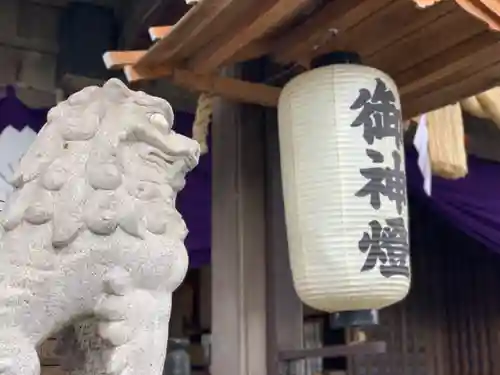 小室浅間神社の狛犬