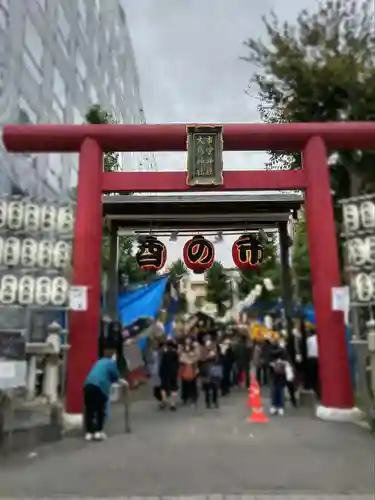 市守大鳥神社の鳥居