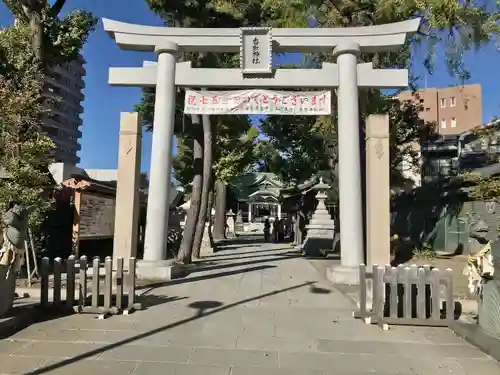 亀有香取神社の鳥居