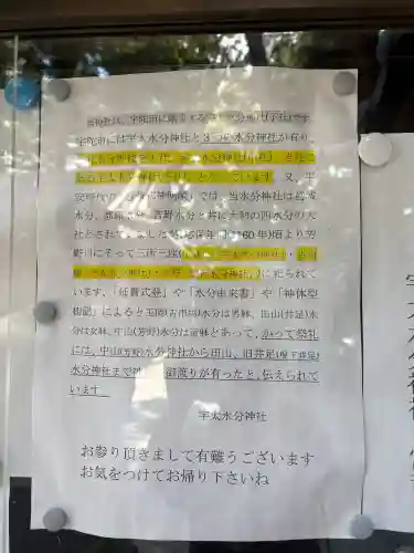 宇太水分神社（下社）(奈良県)