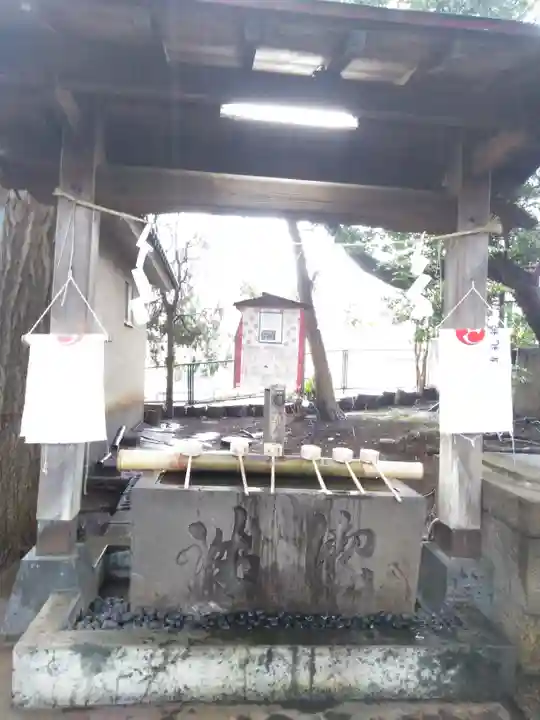 牟礼神明社の手水舎