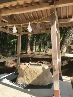 秋鹿神社の手水舎