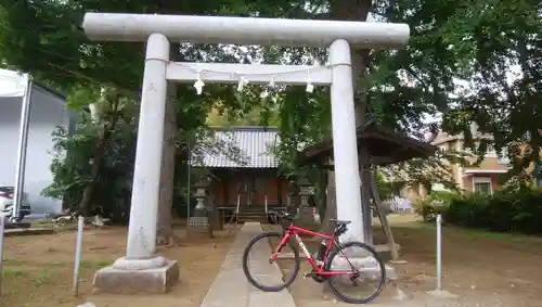 藤原神明社の鳥居