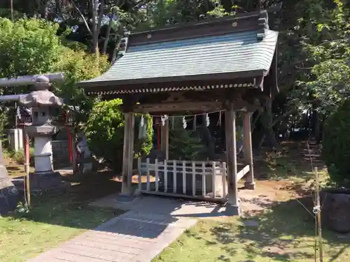 常陸第三宮　吉田神社の手水舎