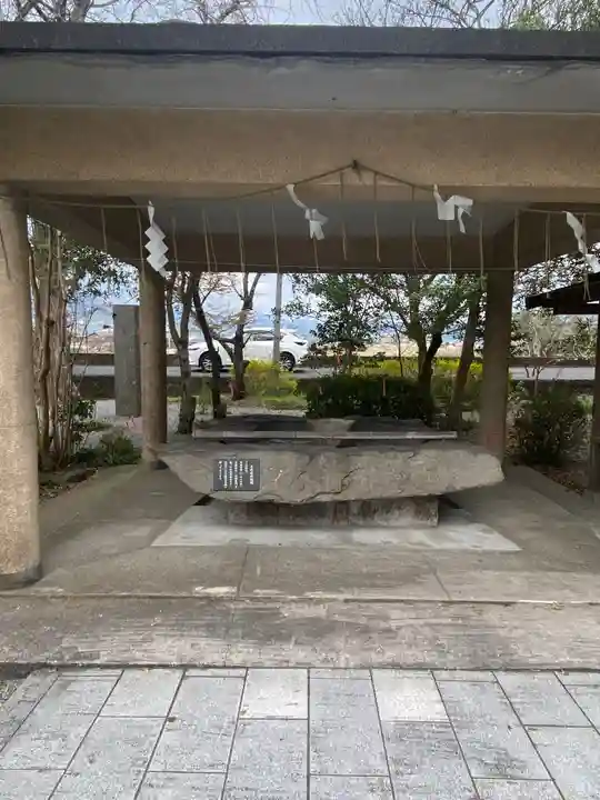 長野水神社の手水舎
