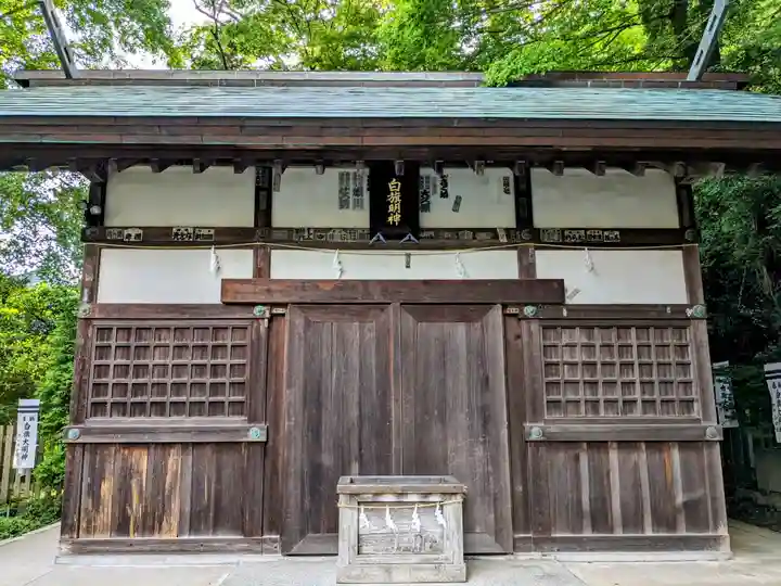 白旗神社(西御門)の本殿・本堂