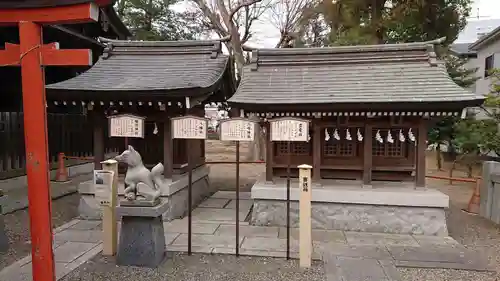 草加神社の狛犬