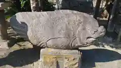 名島神社の狛犬