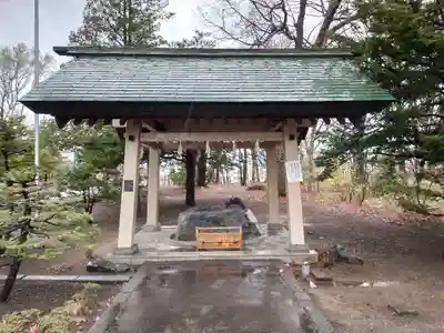 厚別神社の手水舎