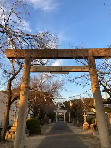白山神社（木曽川町黒田）の鳥居
