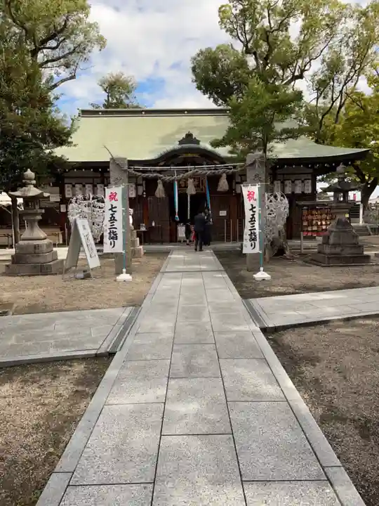 布忍神社の本殿・本堂