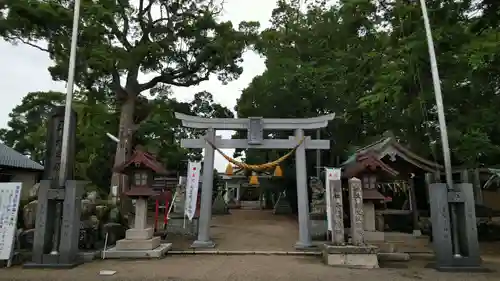 都波岐奈加等神社の鳥居