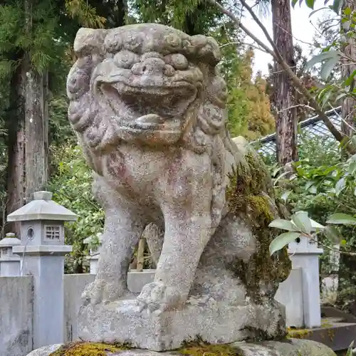 神杉伊豆牟比咩字神社の狛犬