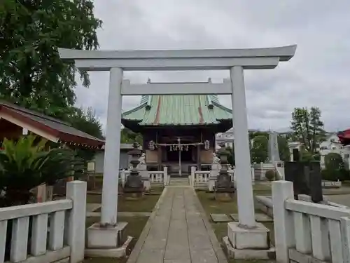 橘樹神社の鳥居