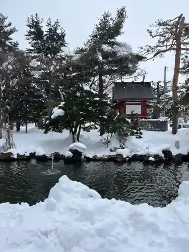 北海道護國神社の庭園