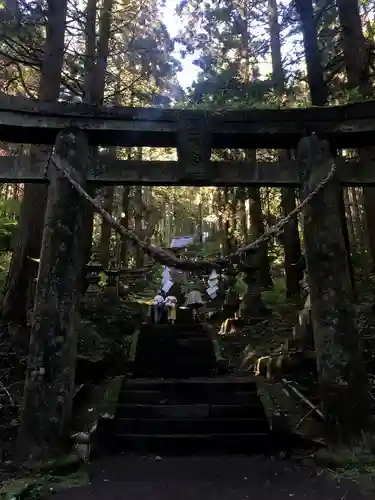 上色見熊野座神社の鳥居