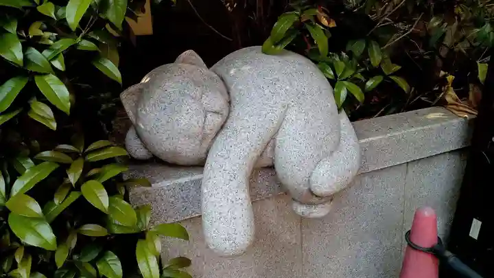 荻窪白山神社の像