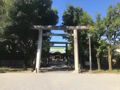 溝旗神社（肇國神社）の鳥居