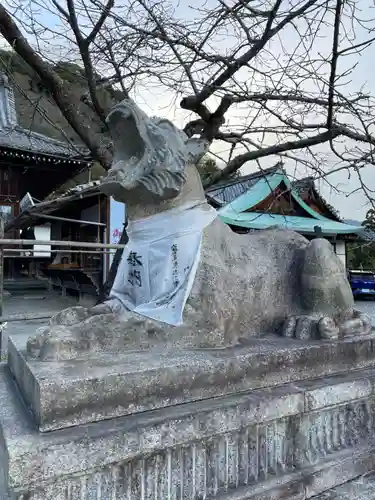 法輪寺の像