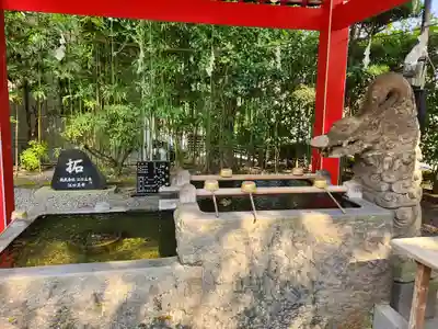 稲荷神社の手水舎