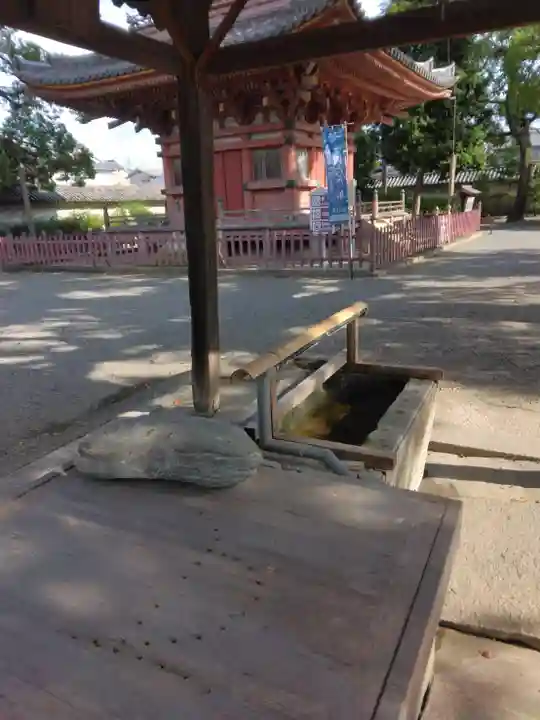 斑鳩寺の手水舎