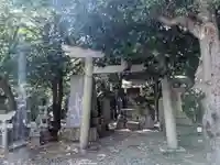 宮處八幡宮の鳥居