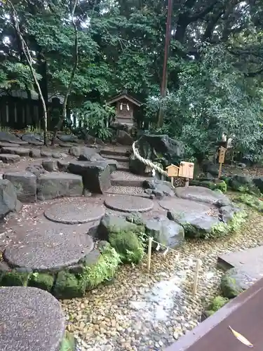 川越氷川神社の庭園