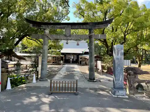 諫早神社（九州総守護  四面宮）の鳥居