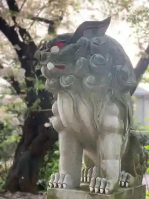 譽田八幡神社の狛犬