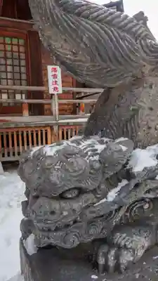 北海道神宮頓宮の狛犬